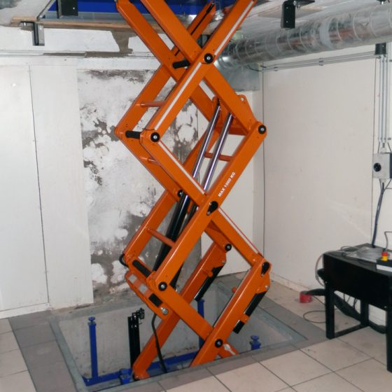 EdmoLift goederenlift heftafel